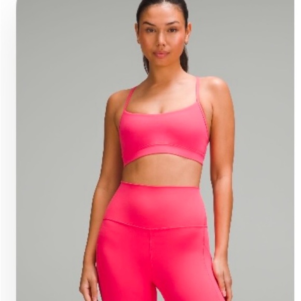 Lulu 🍋 Flow Y Bra Nulu Light Support A-C cups Glaze Pink